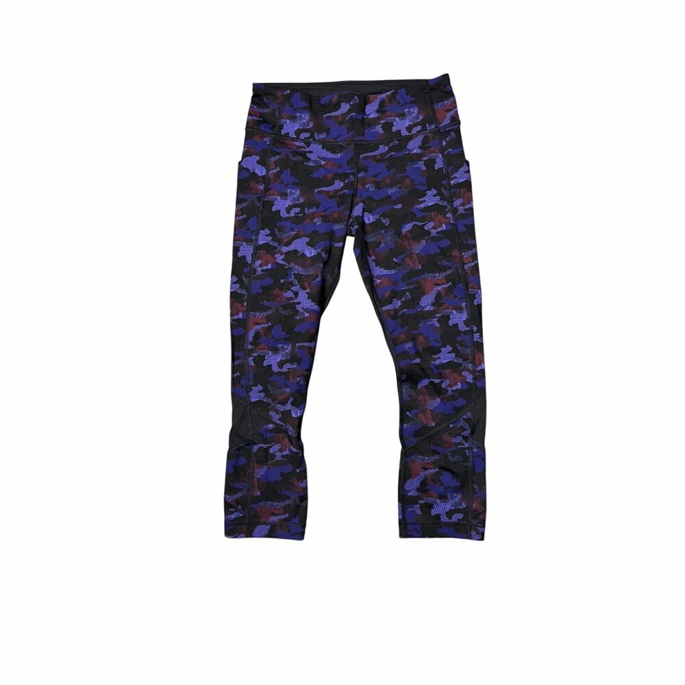Lululemon Purple Camp Cropped Leggings